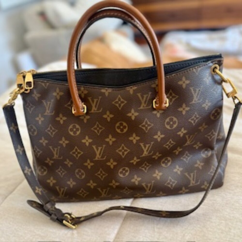Authentic Louis Vuitton Pallas Monogram Noir - Picture 1 of 11